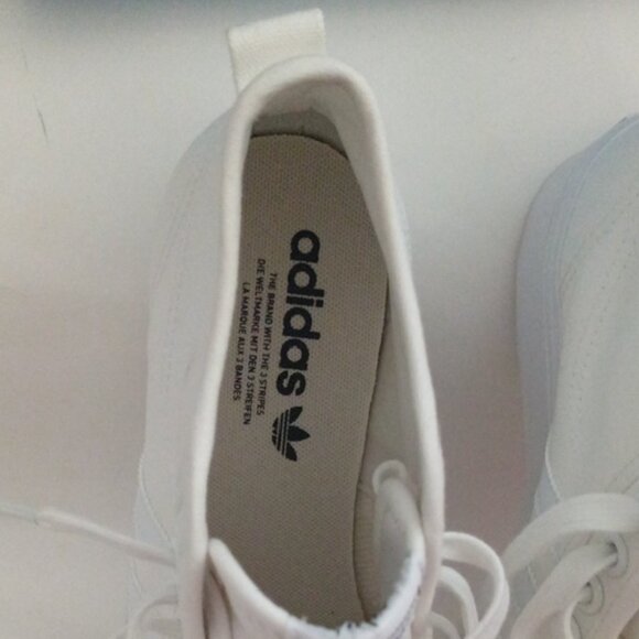 Adidas Women's White Platform Nizza Mid High-Top Sneakers US Size 9 - Picture 9 of 13